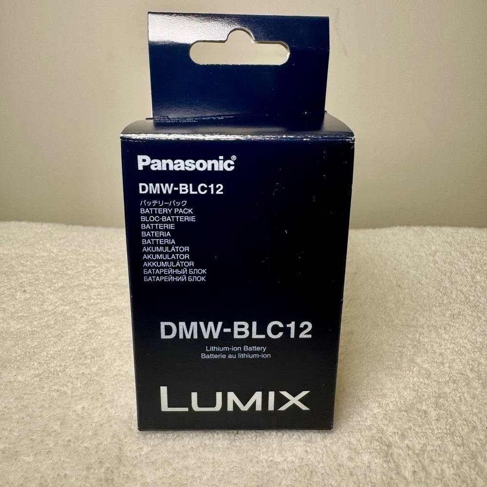 Panasonic Lumix DMW-BLC12 Lithium-Ion Battery Pack DMW-BLC12PP Genuine OEM New